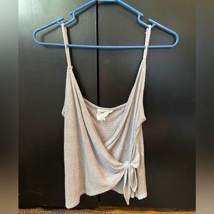 Lilac Spaghetti Strap Wrap Top